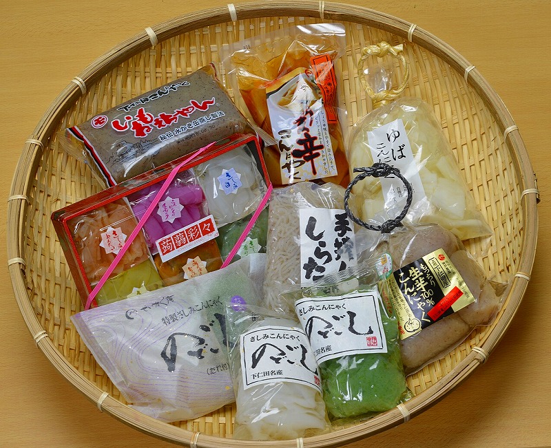 道の駅しもにたのこんにゃく製品